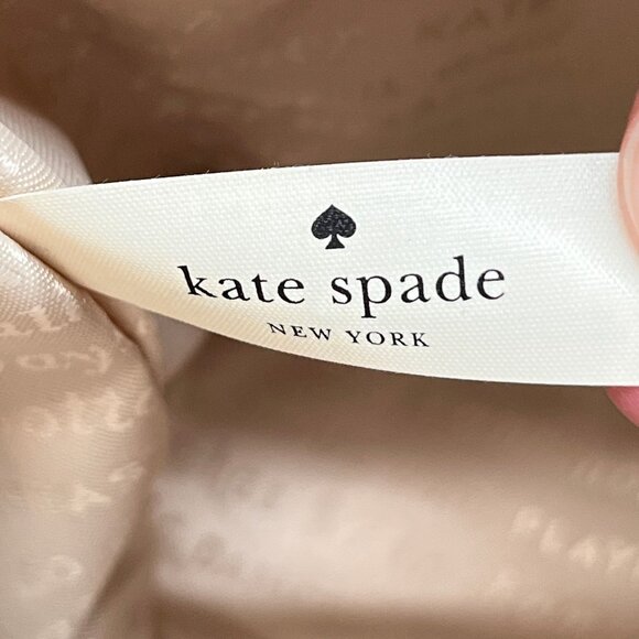 Kate Spade Cedar Street Daisy Tote Green Floral Leather Zip Closure & Wallet - Picture 9 of 16